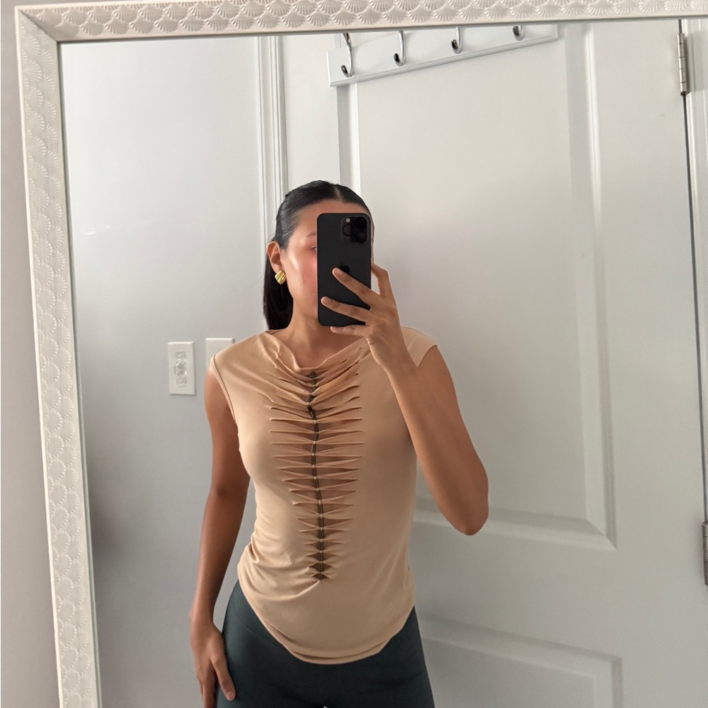 Stylish Tan Women's Top